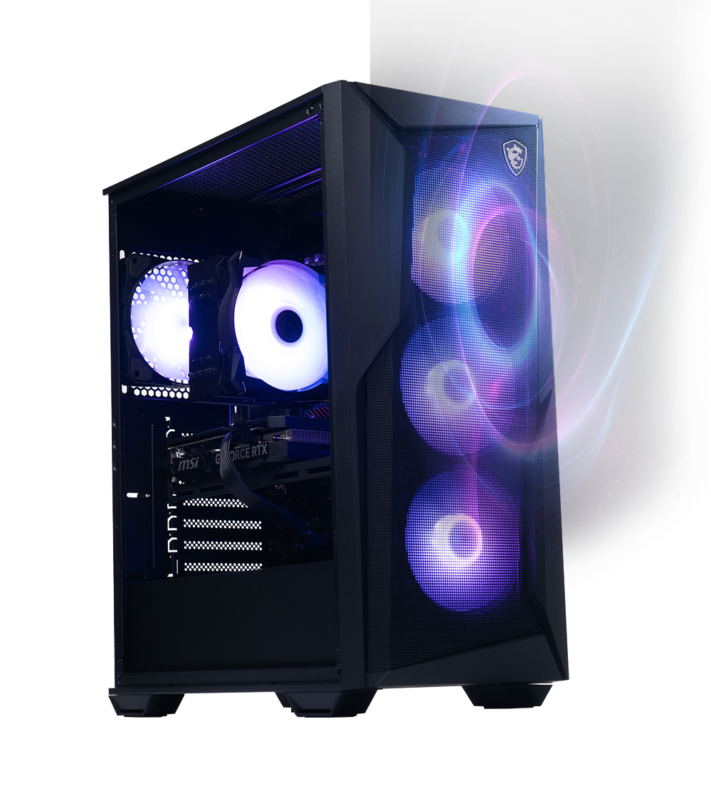 №133、外見新品、Win11、Ryzen5、GTX980、M16G、M.2 MSI Gaming Desktop PC Codex R2 B14NVL5-447US Intel Core i5-14400F